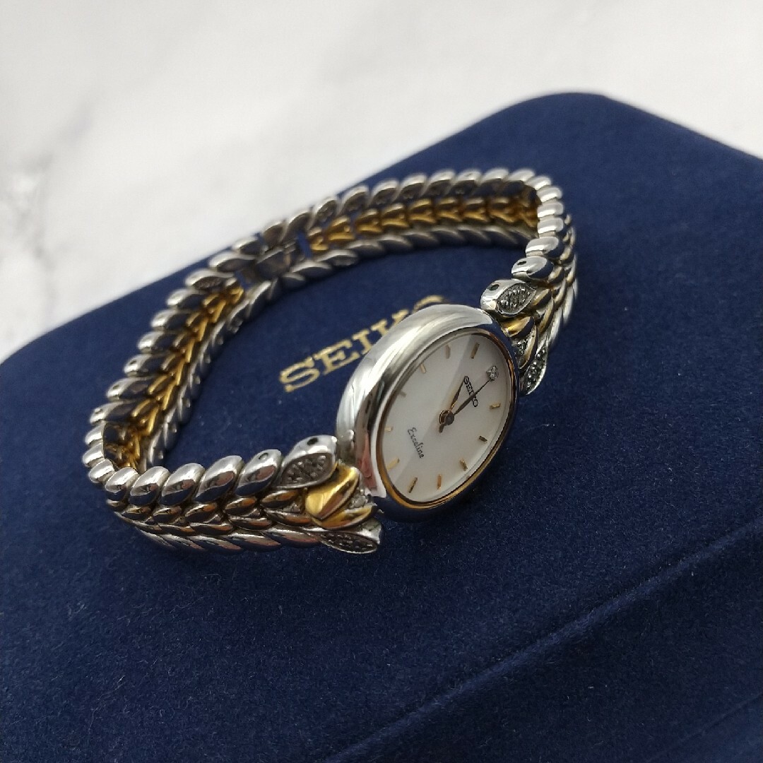 SEIKO(セイコー)のセイコーエクセリーヌ レディースブレスクォーツ レディースのファッション小物(腕時計)の商品写真