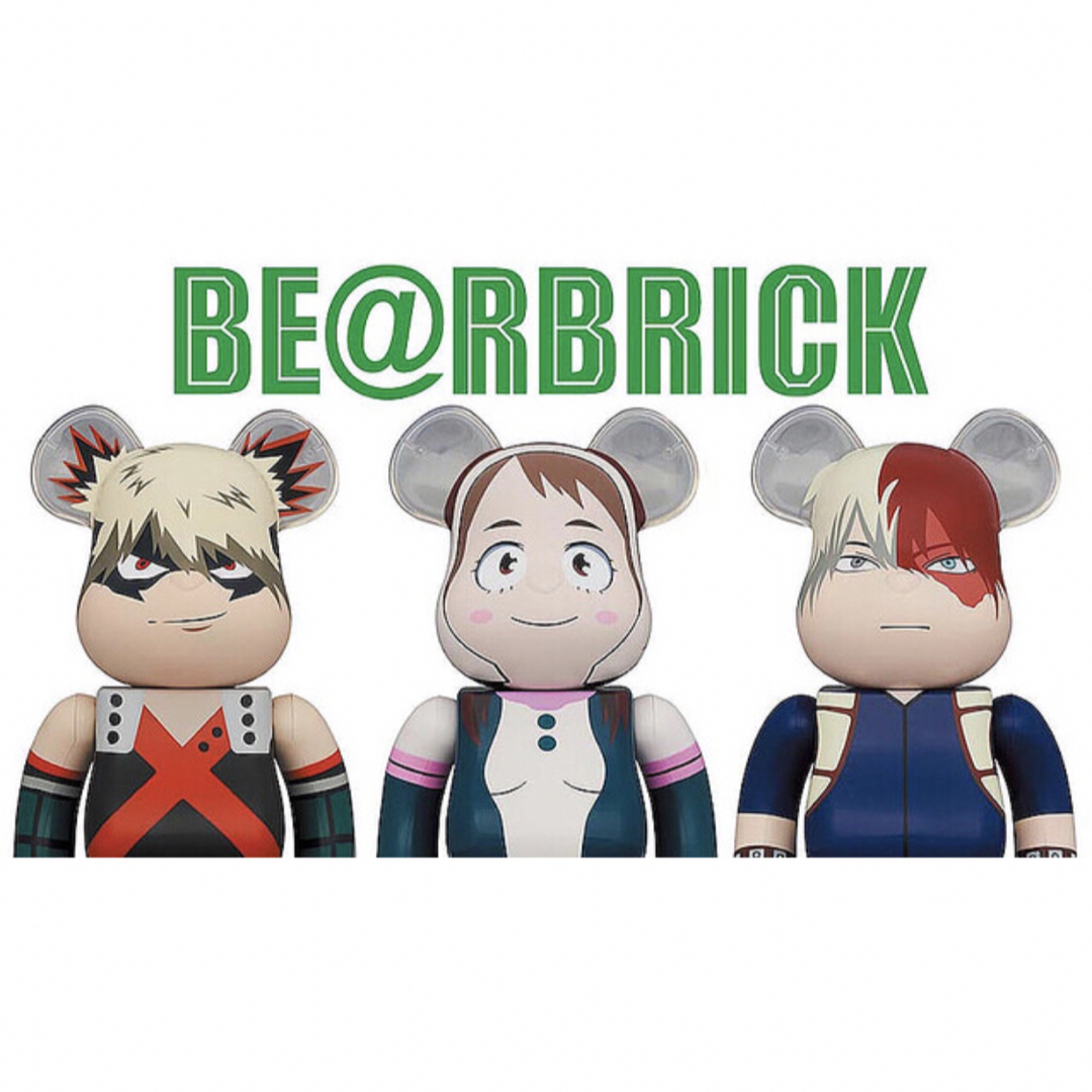 BE@RBRICK(ベアブリック)のBE@RBRICK僕のヒーローアカデミア 爆豪勝己、麗日お茶子、轟焦凍6体セット エンタメ/ホビーのアニメグッズ(その他)の商品写真