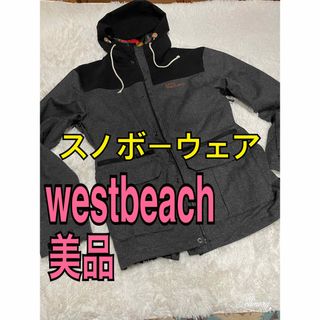 美品　westbeach スノーボードウェア　メンズ　Mサイズ(ウエア/装備)