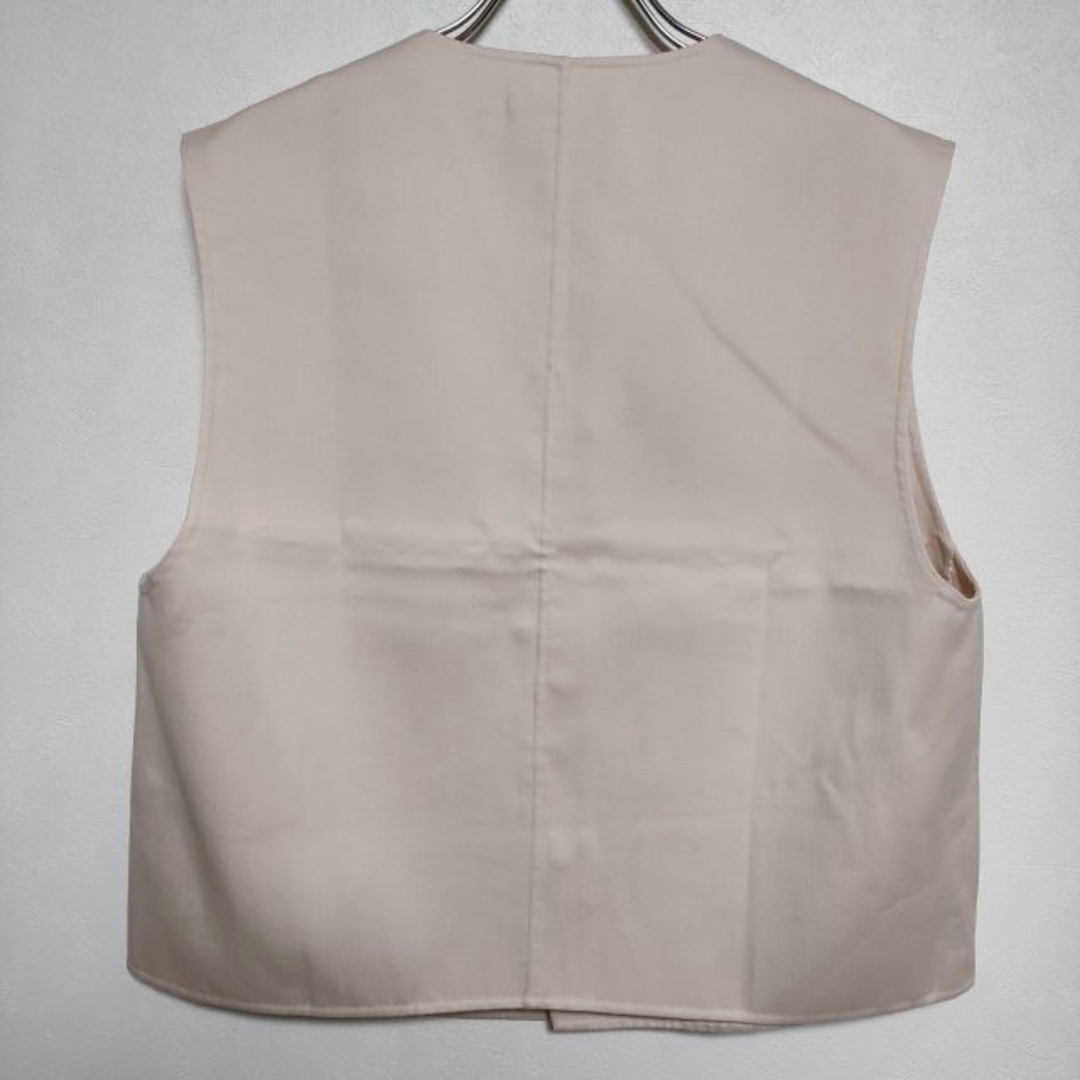 AURALEE(オーラリー)のAURALEE 新品 A22SV03CW SPRINGY COTTON DOUBLE CLOTH HAND SEWN VEST 1 定価59400円 ベスト ピンク レディース オーラリー【中古】3-1106M∞ レディースのトップス(ベスト/ジレ)の商品写真