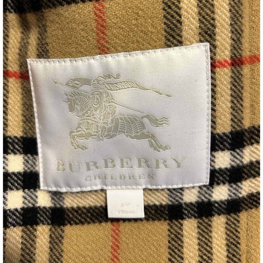 BURBERRY(バーバリー)のBurberry ウールコート　キッズ キッズ/ベビー/マタニティのキッズ服男の子用(90cm~)(コート)の商品写真