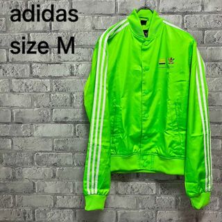 00s adidas ジャケット　バッグプリント　カーキ　グリーン