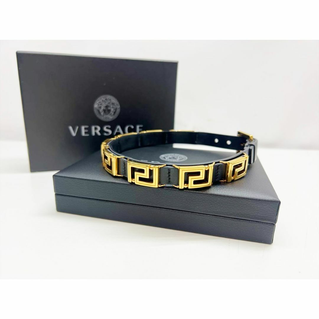 美品　VERSACE　ヴェルサーチ　グレカ　グリーク　チョーカー　ネックレスネックレス