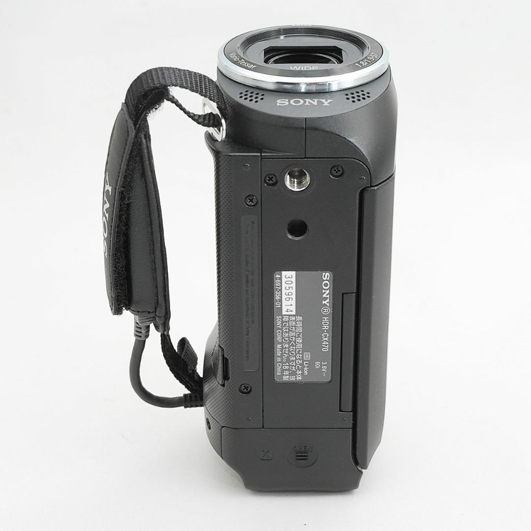 ソニー SONY HDR-CX470 ブラック 60倍 全画素超解像ズーム ビデオカメラ