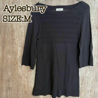 アリスバーリー(Aylesbury)のAylesbury アリスバーリー　サマーニットチュニック　黒　M(チュニック)