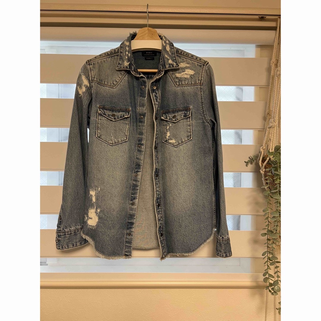 ZARA デニムシャツジャケット | フリマアプリ ラクマ