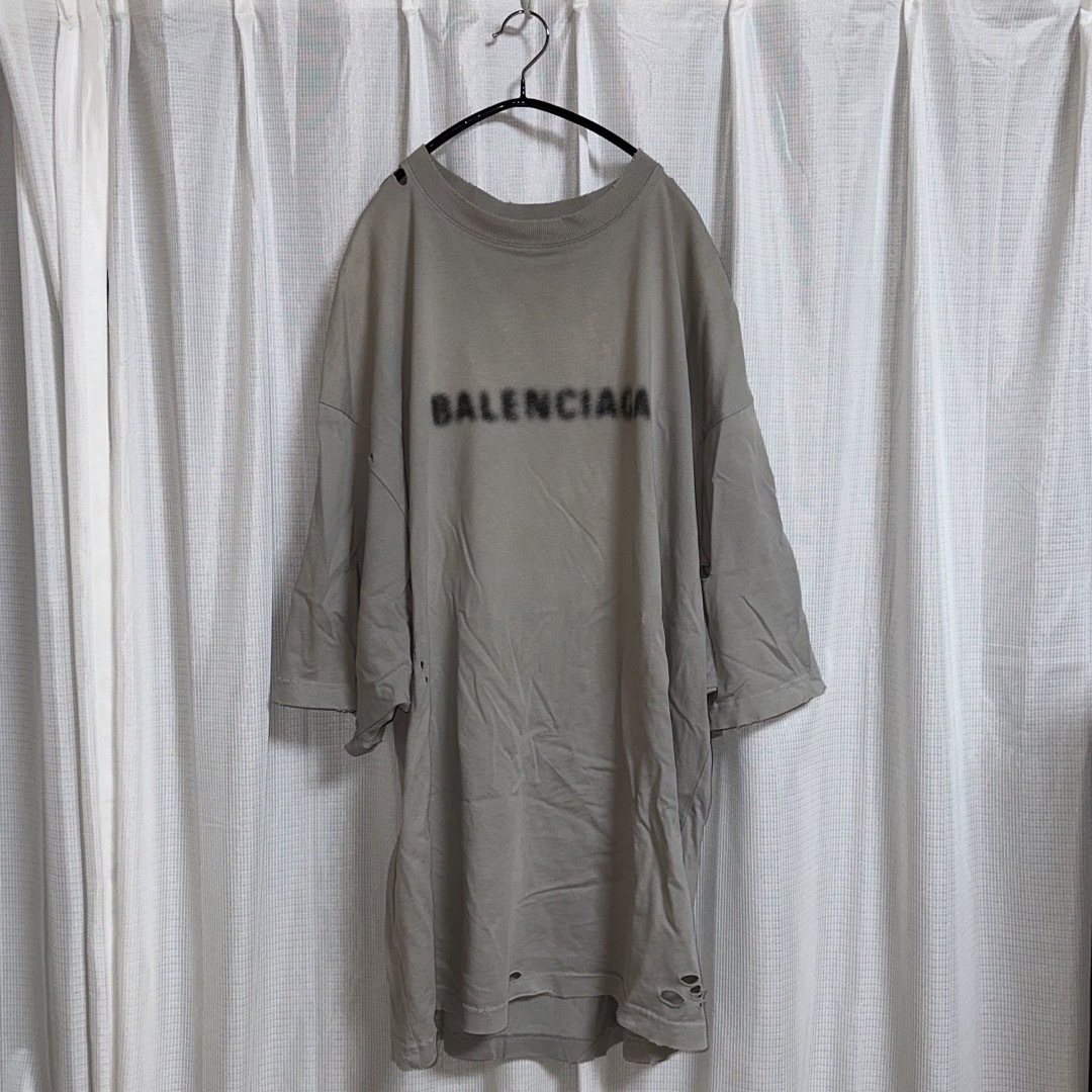 BALENCIAGA デストロイ　シャツバレンシアガ