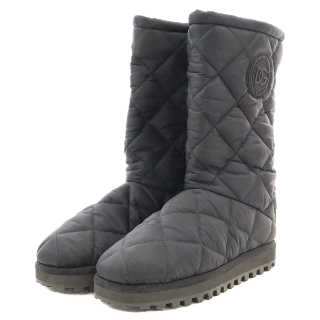 DOLCE&GABBANA(ドルチェアンドガッバーナ)のDOLCE & GABBANA ドルチェアンドガッバーナ Quilting Snow Boots キルティング スノーブーツ ブラック メンズの靴/シューズ(ブーツ)の商品写真