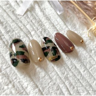 SALE ネイルチップ 迷彩ネイル(つけ爪/ネイルチップ)