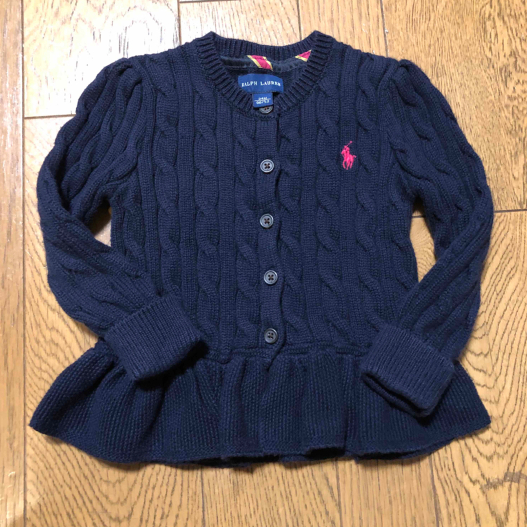 POLO RALPH LAUREN - 【ラルフローレン】24M 90 カーディガン ネイビー