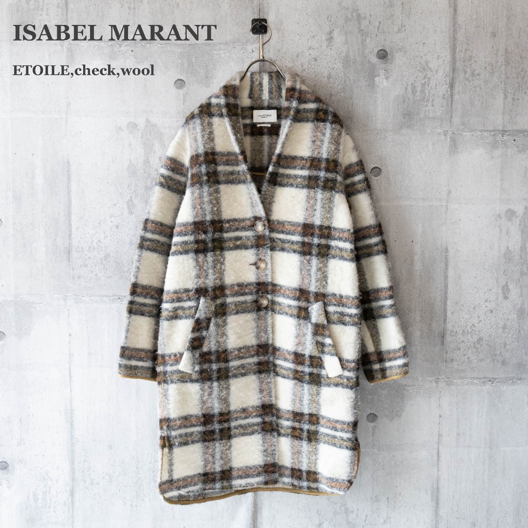 isabel marant étoile チェック コート