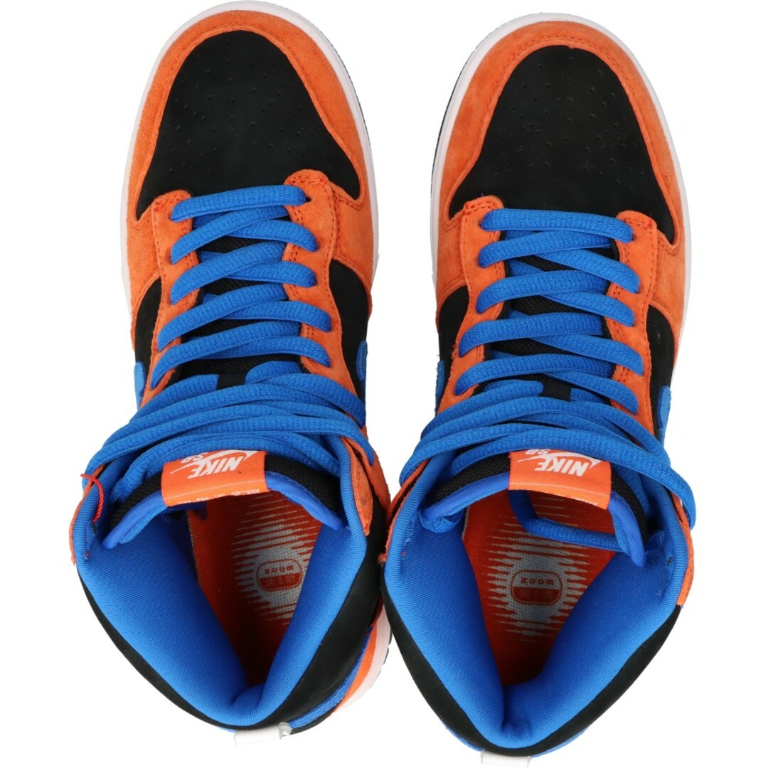 NIKE(ナイキ)のNIKE SB ナイキエスビー DUNK HIGH PREMIUM SB KNICKS ダンクハイ プレミアム ニックス ハイカットスニーカー オレンジ/ブルー US8.5/26.5cm 313171-841 メンズの靴/シューズ(スニーカー)の商品写真