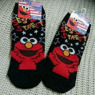 セサミストリート(SESAME STREET)の2足セット エルモ靴下/セサミストリート(ソックス)