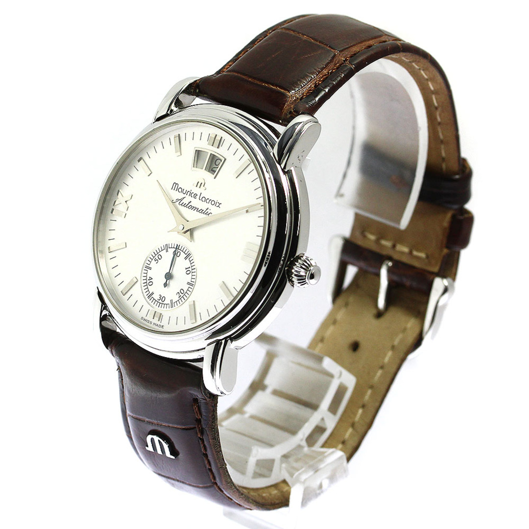 MAURICE LACROIX(モーリスラクロア)のベルト訳あり モーリスラクロア MAURICE LACROIX 58789 マスターピース ビッグデイト 自動巻き メンズ 保証書付き_779039 メンズの時計(腕時計(アナログ))の商品写真