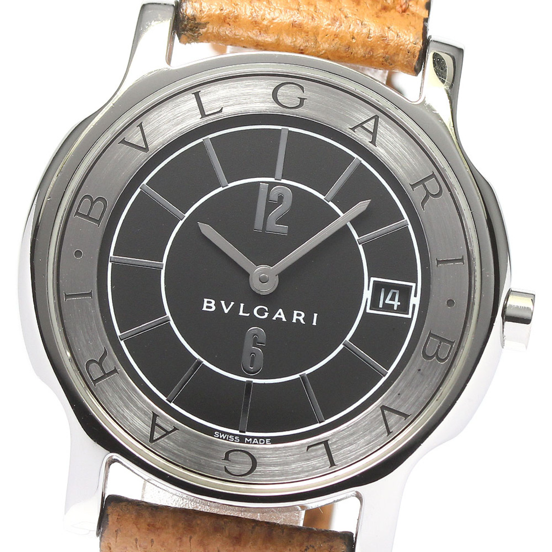 BVLGARI(ブルガリ)のブルガリ BVLGARI ST35S ソロテンポ デイト クォーツ メンズ _781819 メンズの時計(腕時計(アナログ))の商品写真