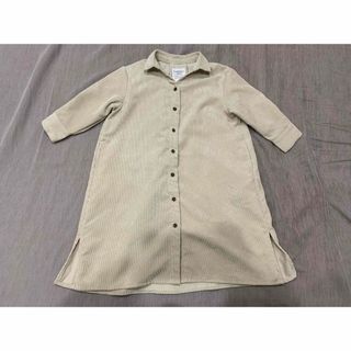 ザラキッズ(ZARA KIDS)のチャオパニックティピー　コーデュロイシャツワンピース100-110cm(ワンピース)