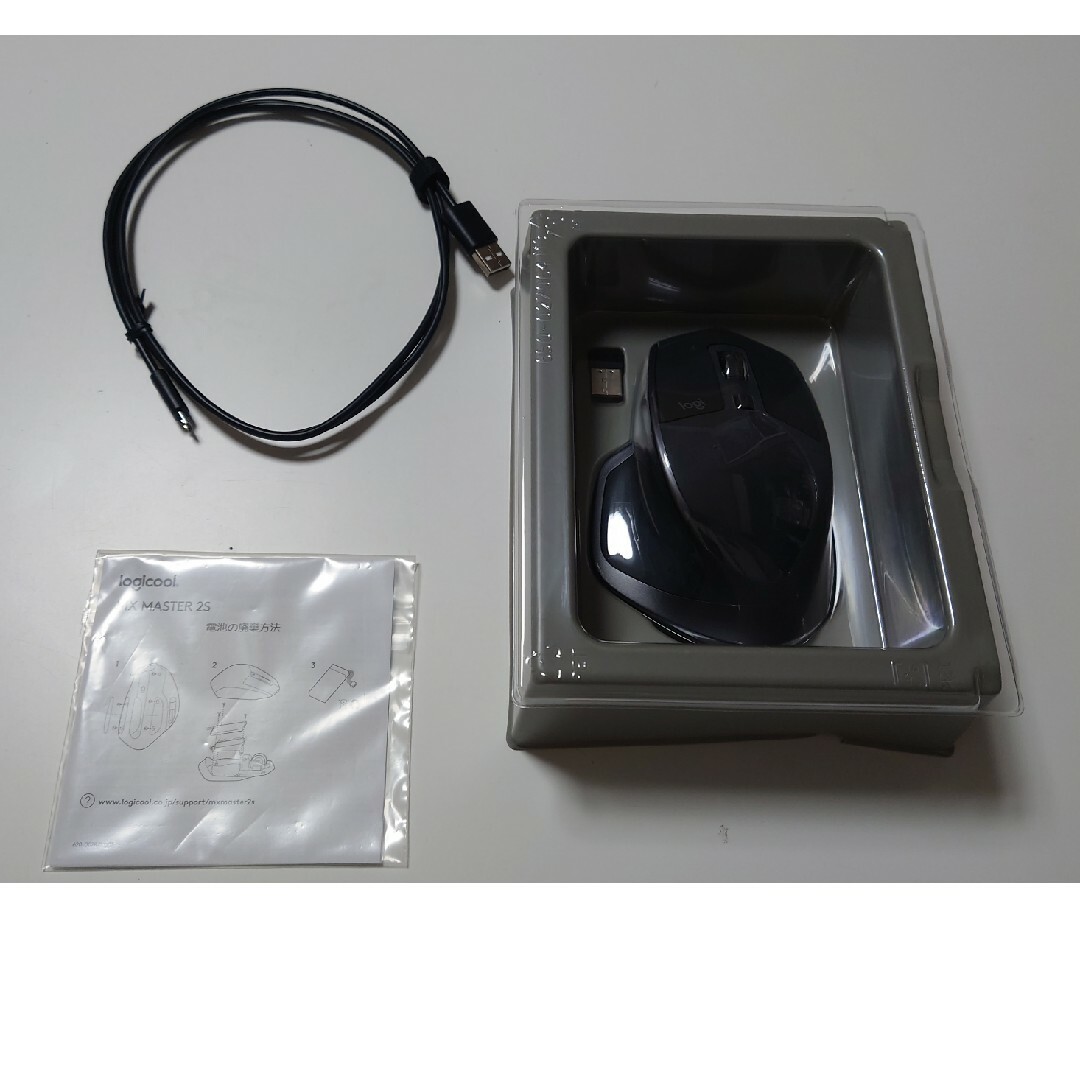 ロジクール MX MASTER 2S ワイヤレス マウス MX2100sGR スマホ/家電/カメラのPC/タブレット(PC周辺機器)の商品写真