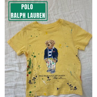 ポロラルフローレン(POLO RALPH LAUREN)の♡美品♡POLO RALPH LAUREN 110 ペインティング　ベアTシャツ(Tシャツ/カットソー)