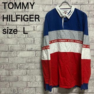 トミーヒルフィガー(TOMMY HILFIGER)の【TOMMYJEANS】トミー ポロシャツ ラガーシャツ お洒落 カッコイイ(ポロシャツ)