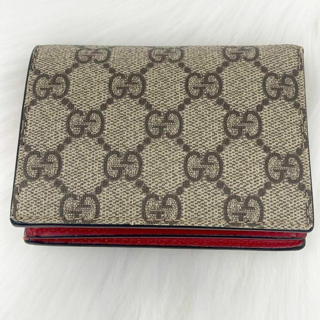 Gucci - 【極美品】 グッチ 二つ折り財布 チェリー GG スプリーム ...