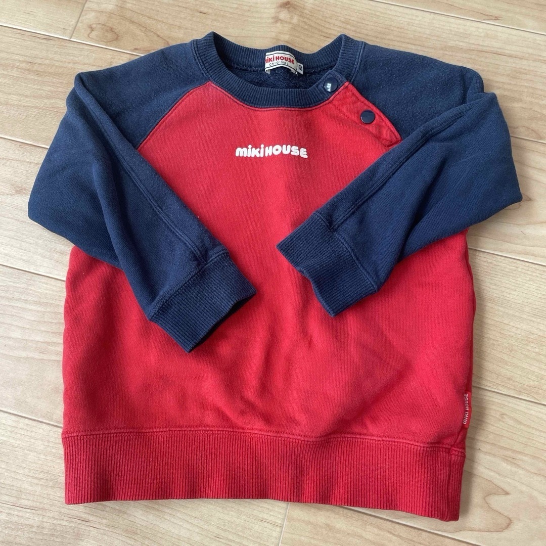 mikihouse(ミキハウス)のミキハウス MIKIHOUSE トレーナー  キッズ/ベビー/マタニティのキッズ服男の子用(90cm~)(Tシャツ/カットソー)の商品写真