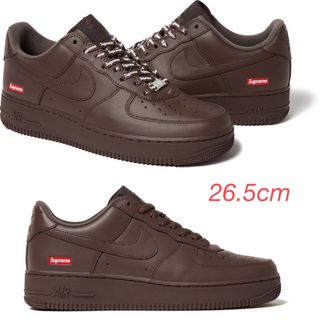 Supreme × Nike Air Force 1 Low "Brown" (スニーカー)