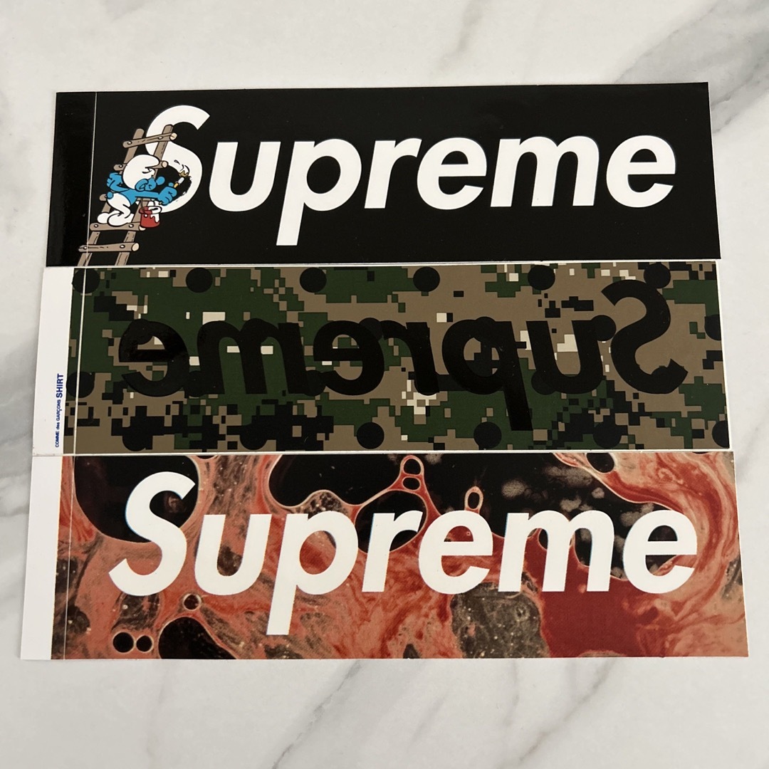 supreme box log ステッカー エンタメ/ホビーのコレクション(ノベルティグッズ)の商品写真