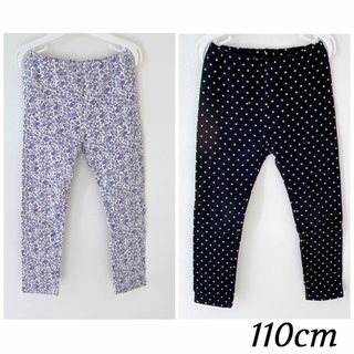 ユニクロ(UNIQLO)のユニクロ＊10分丈レギンス＊110cm＊２枚セット(パンツ/スパッツ)