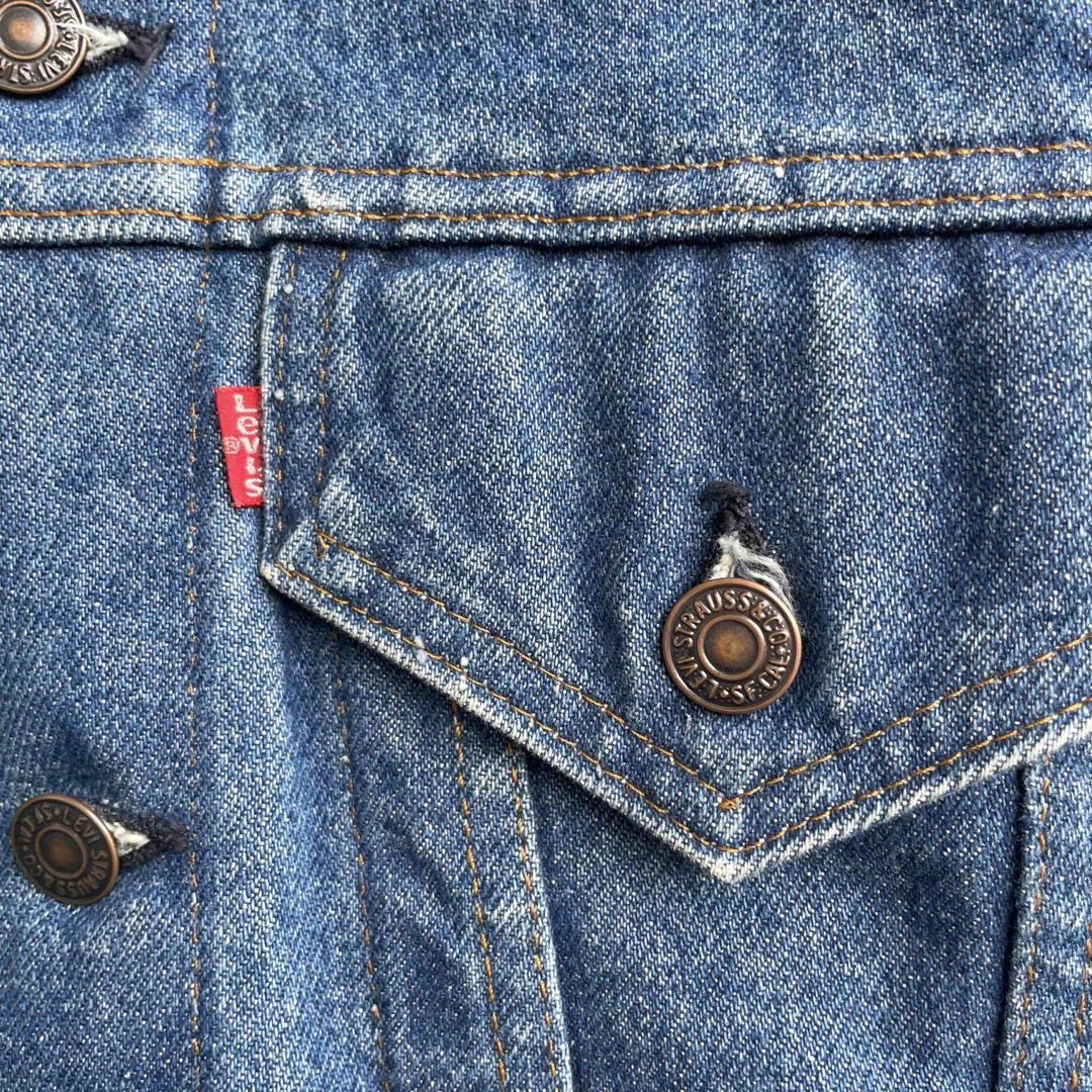 Levi's(リーバイス)の80年代 Levi's USA製 70505 Gジャン デニムジャケット 34 メンズのジャケット/アウター(Gジャン/デニムジャケット)の商品写真