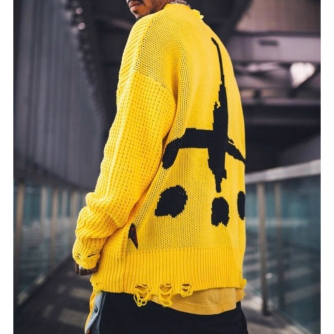 CVTVLIST CTLS CRASH KNIT“YELLOW“の通販 by Office R｜ラクマ