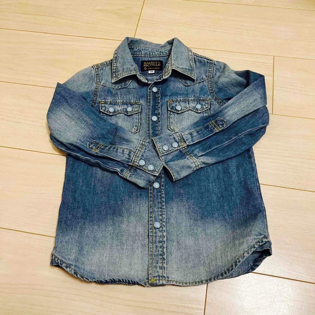 MARKEY'S(マーキーズ)のマーキーズ　デニムシャツ キッズ/ベビー/マタニティのキッズ服男の子用(90cm~)(ブラウス)の商品写真