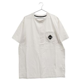 エフシーアールビー(F.C.R.B.)のF.C.R.B./F.C.Real Bristol/FCRB エフシーアールビー/エフシーレアルブリストル VERTICAL LOGO EMBLEM POCKET TEE バーティカルロゴポケットTシャツ ホワイト(Tシャツ/カットソー(半袖/袖なし))