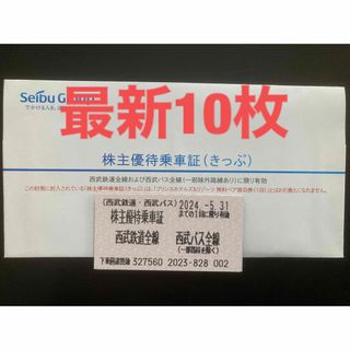 サイタマセイブライオンズ(埼玉西武ライオンズ)の【最新】西武鉄道　株主優待乗車証　10枚(その他)