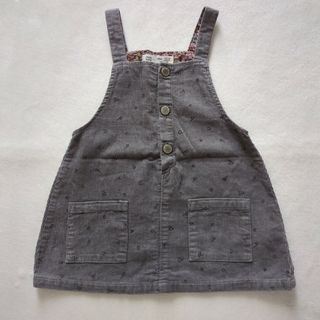 ザラキッズ(ZARA KIDS)のコーディロイワンピース　Zara 18/24months 92cm(ワンピース)