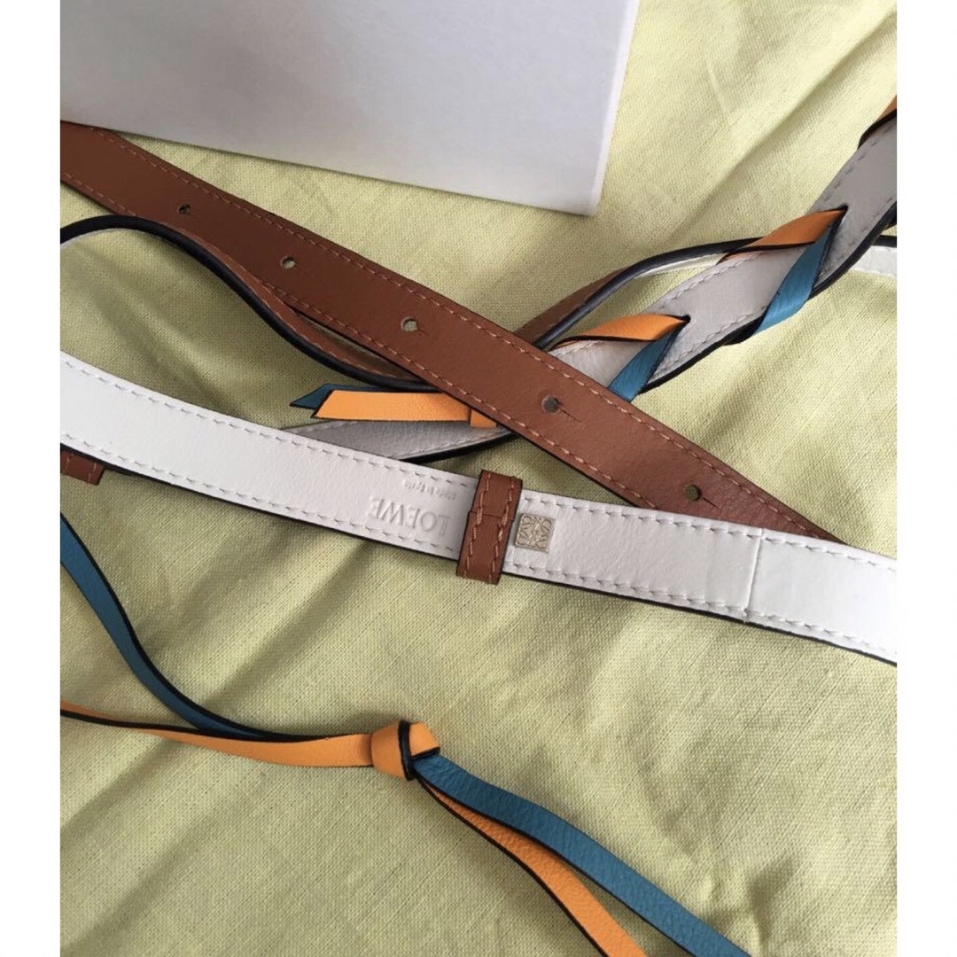LOEWE - LOEWE ロエベ ブレイデッド ループストラップ ショルダー