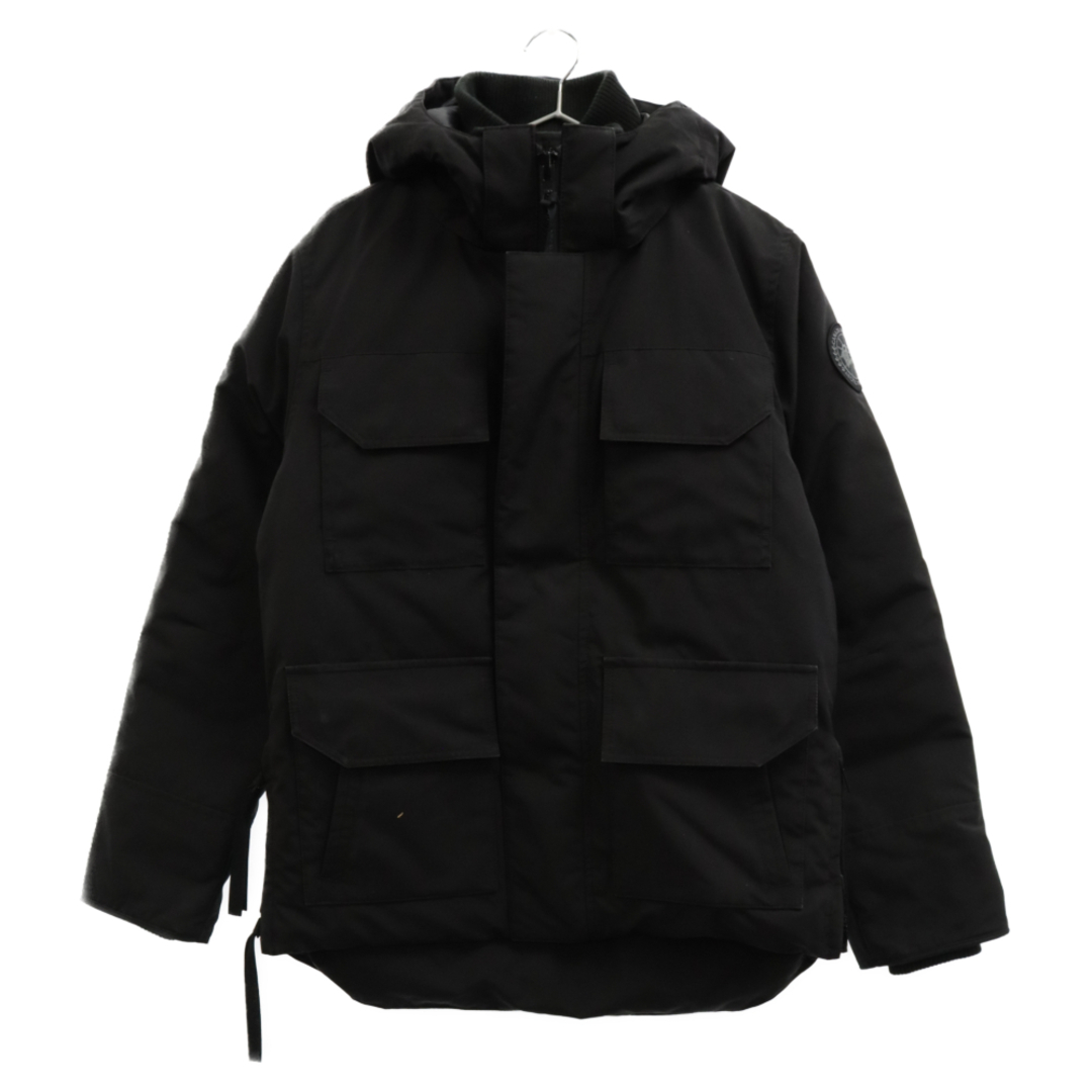 CANADA GOOSE(カナダグース)のCANADA GOOSE カナダグース BLACK LABEL MAITLAND PARKA 4550MB ブラックレーベル メイトランドパーカー フーデッドダウンジャケット ブラック メンズのジャケット/アウター(ダウンジャケット)の商品写真