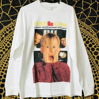 ホームアロン メンズ ロンT 新品 L XL ウォッシュ加工 グレー ホワイト