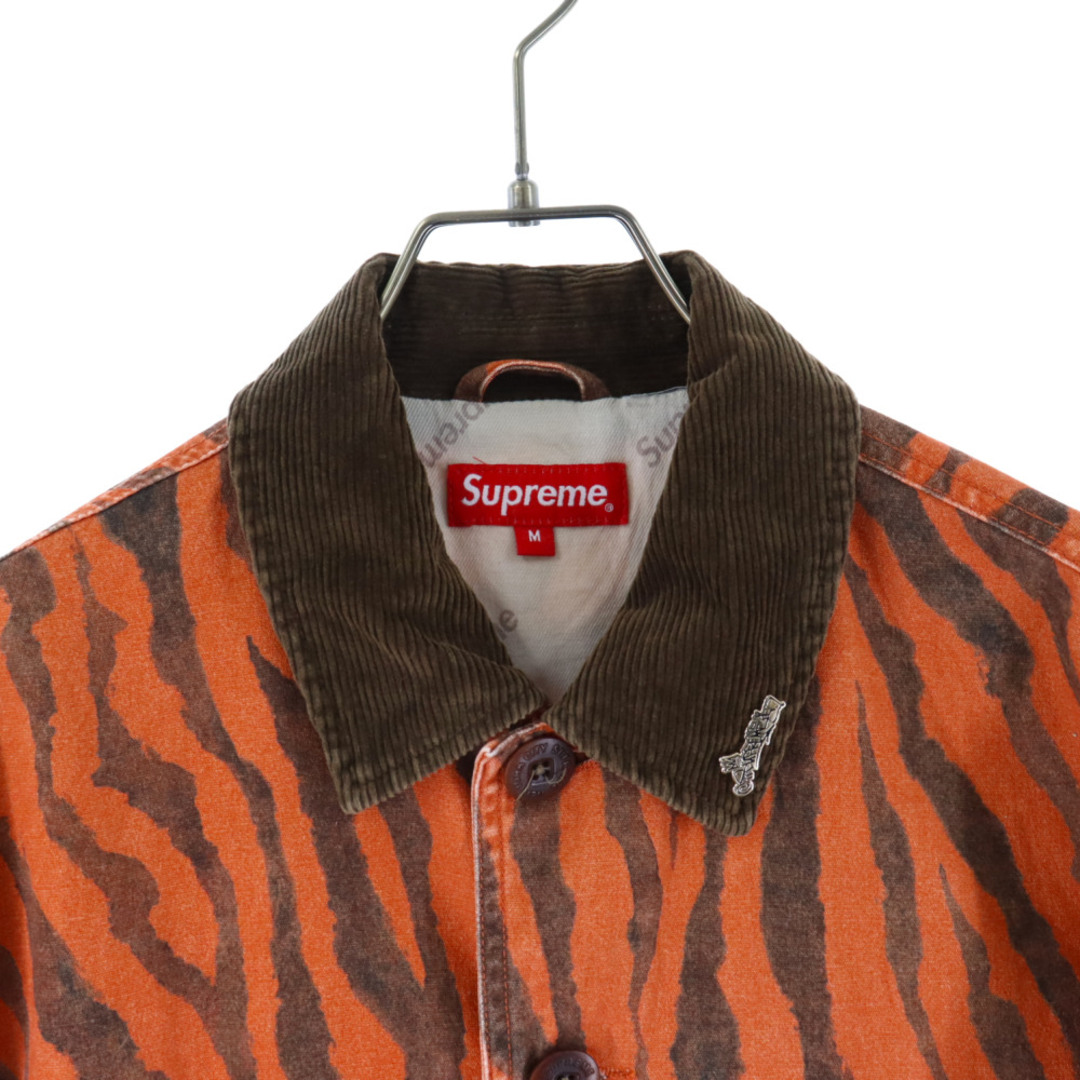 SUPREME シュプリーム 21SS Barn Coat Tiger Stripe バーン コート タイガーストライプ ジャケット オレンジ