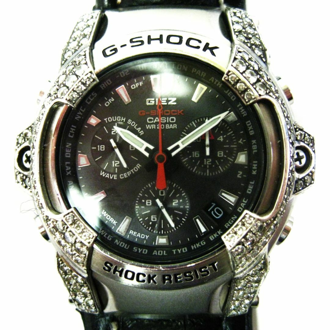 CASIO - 美品 カシオG-SHOCK 電波ソーラクロノ7針デート全面ダイヤGS-1000J