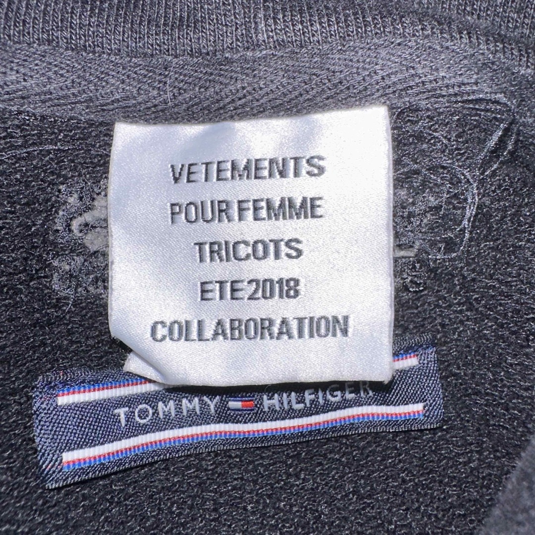 VETEMENTS TOMMY レイヤード パーカー - パーカー