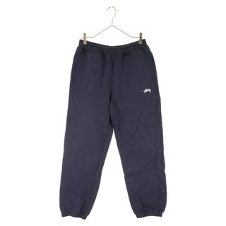 STUSSY ステューシー 23AW STOCK LOGO SWEATPANT ストックロゴ オーバーダイ スウェットパンツ ネイビー315センチ股上