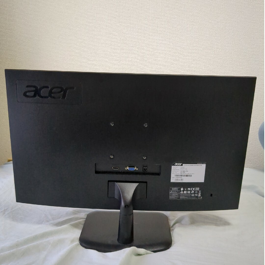 Acer(エイサー)のAcer モニター EK240YCbi 23.8インチ VA 非光沢 フルHD スマホ/家電/カメラのPC/タブレット(ディスプレイ)の商品写真