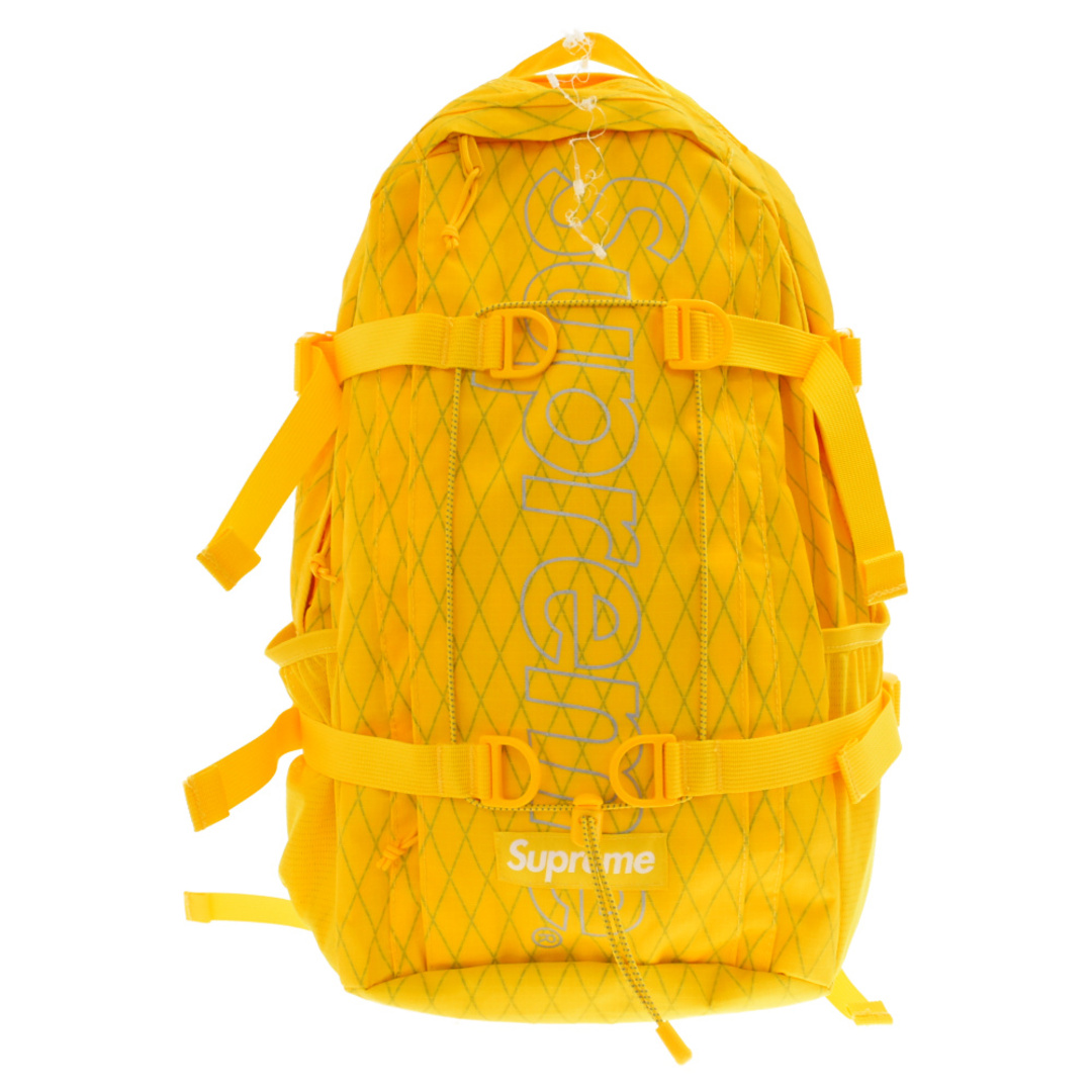SUPREME シュプリーム 18AW Backpack ボックスロゴ ナイロンリュック イエロー | フリマアプリ ラクマ