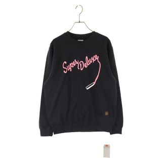 デラックス(DELUXE)のDELUXE デラックス 18SS DOLLS CREW NECK SWEAT ドールズクルーネックスウェット 18SDSP2476 ブラック(スウェット)