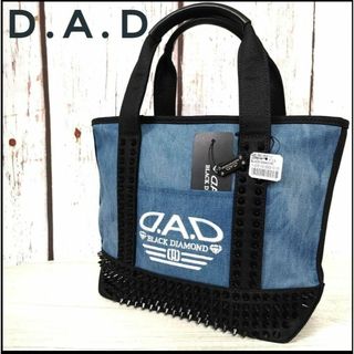 新品✨完売品✨【定価12900円】D.A.D  デニム トートバッグ スタッズ付(トートバッグ)