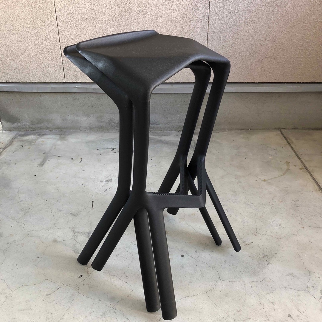 【特別訳あり特価】 MIURA ×2脚 イタリア製 PLANK for Stool スツール