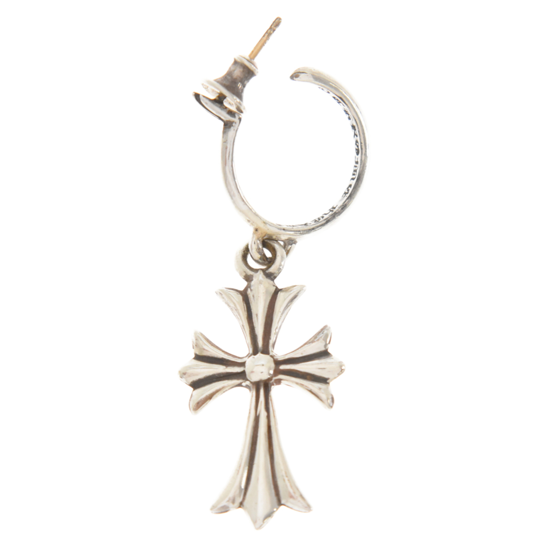 CHROME HEARTS クロムハーツ TINY CH CROSS タイニー CH クロス フープピアス シルバー175ミリ幅