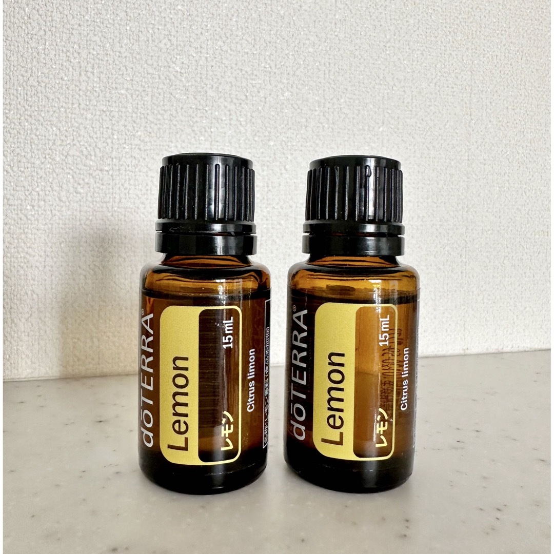 doTERRA ドテラ レモン エッセンシャルオイル 5ml 2本セット ...