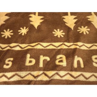 Branshes - ブランシェスブランケット70cm×100cmブラウン