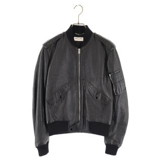 サンローラン(Saint Laurent)のSAINT LAURENT PARIS サンローランパリ クラシック レザーボンバージャケット 455813Y5NQ1 ブラック(フライトジャケット)